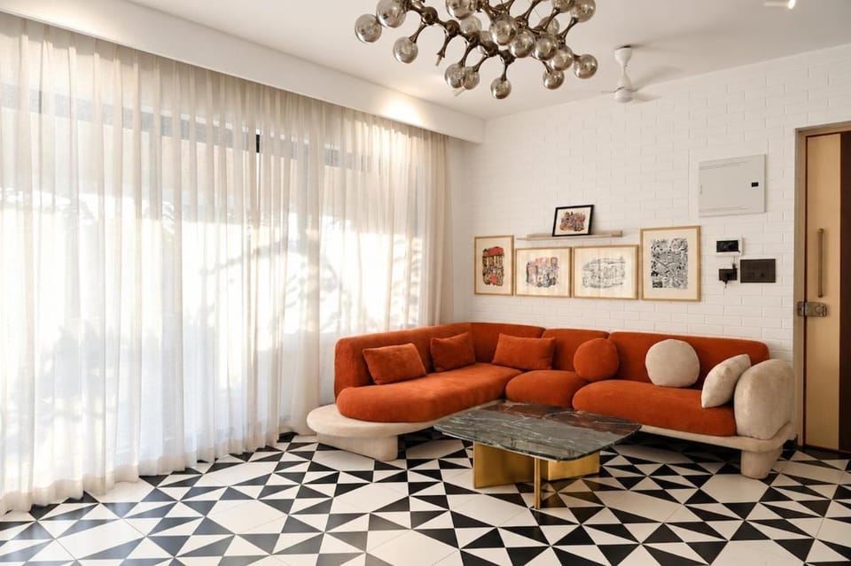 StayC 3BHK Penthouse with Jacuzzi & Pool in Arpora Apartment in Baga