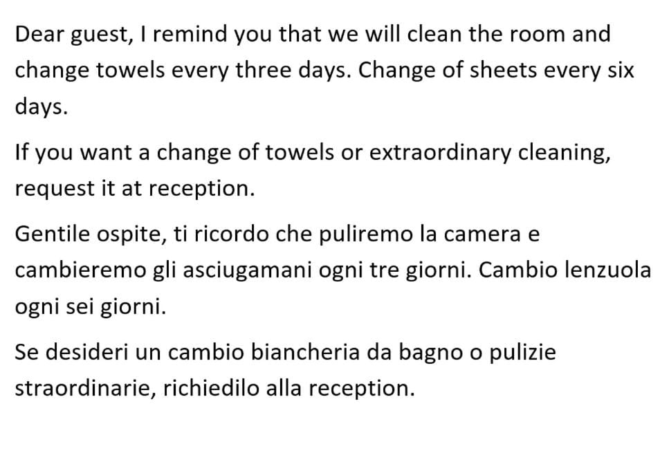 towels