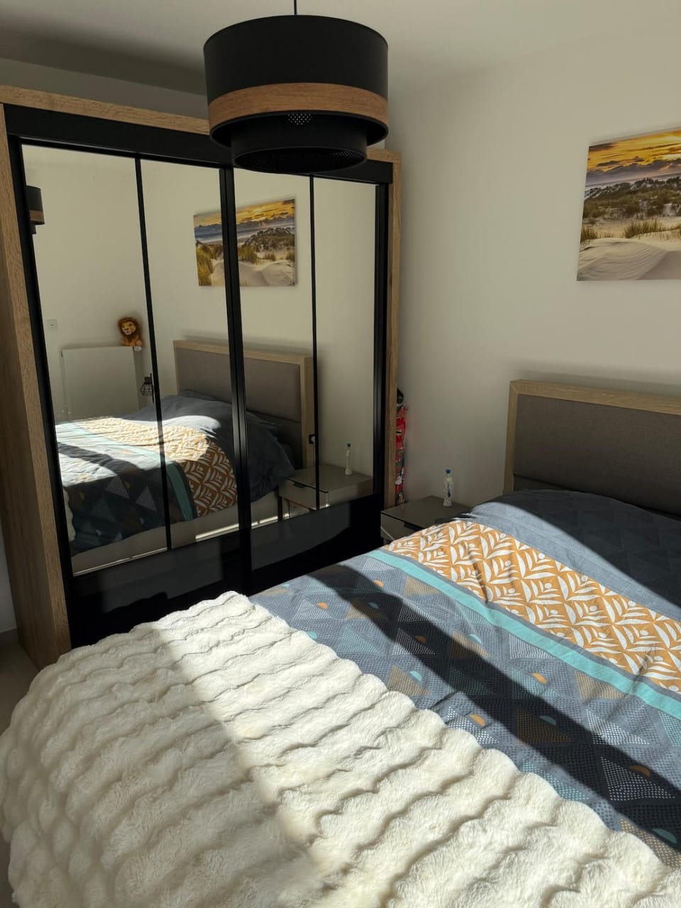 Rez-de-jardin à 350m plage Parking Apartment in Berck