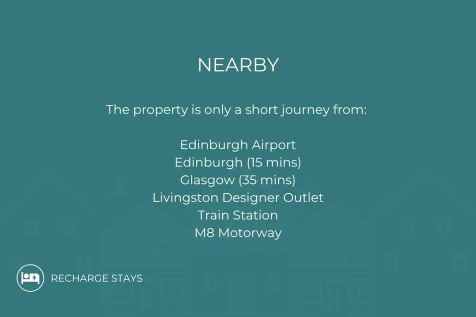 Stylish 2BDR in Livingston - Sleeps 5 - Parking House in Livingston