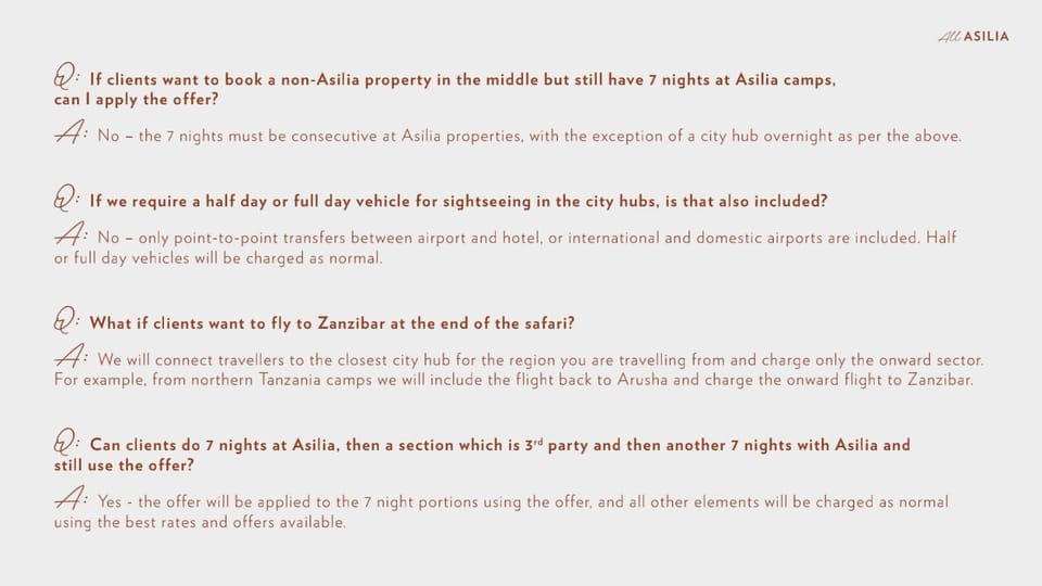 Asilia Africa Campground/ 
RV Resort in Arusha