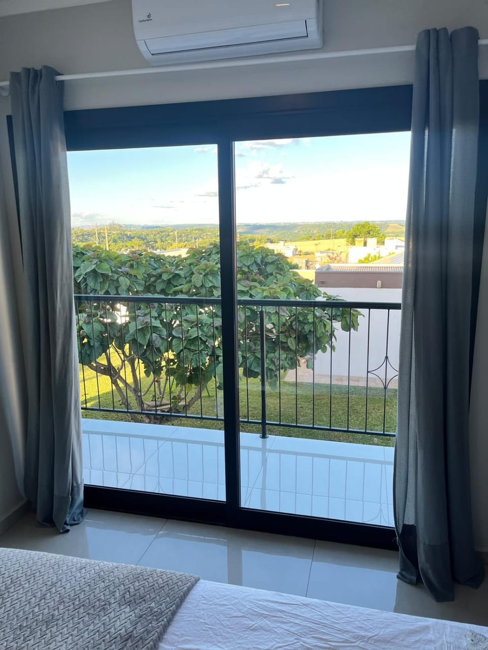 Bed, Day, View (from property/room), Balcony/Terrace, Bedroom, air conditioner