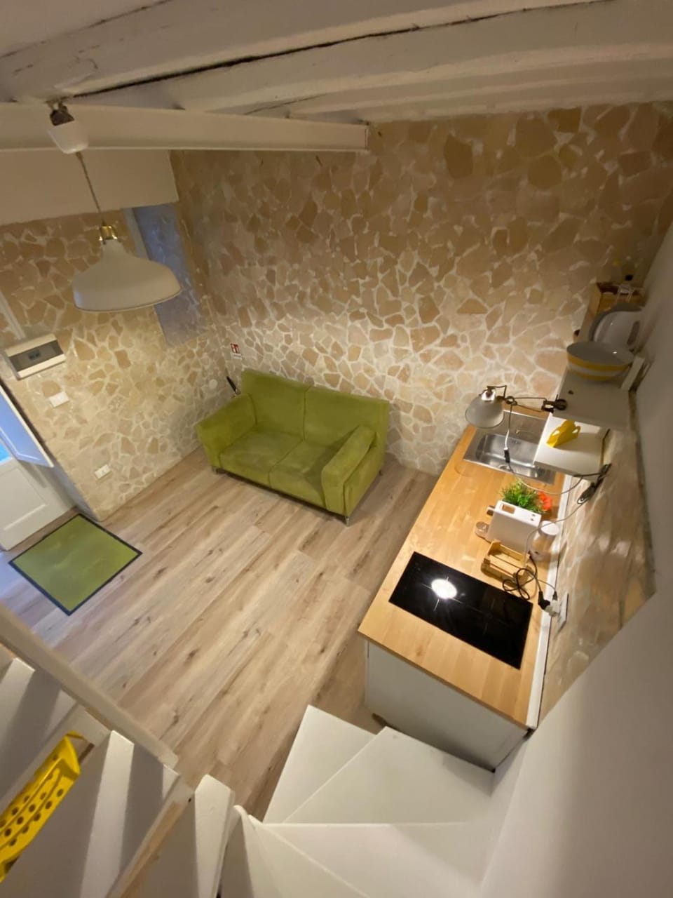 Kitchen or kitchenette, Living room
