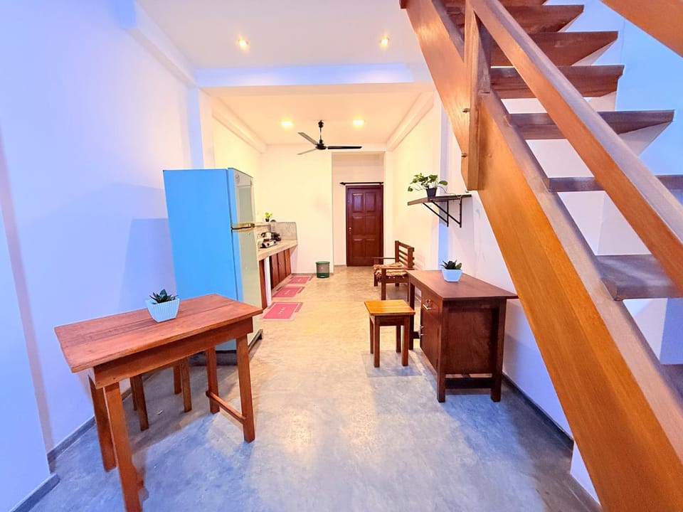 Kitchen or kitchenette, Living room, Dining area