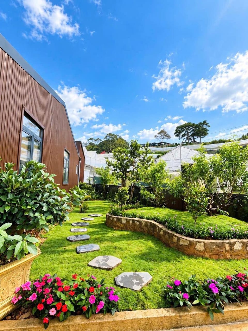 Natural landscape, Garden, Garden, Garden view
