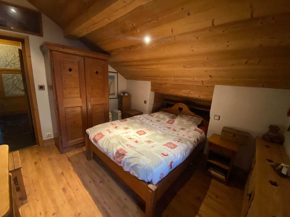 Cozy Apt Fireplace and Mountain View Meribel Apartment in Les Allues