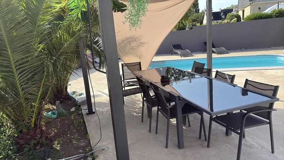 Studio avec piscine à 10 min de Quimper Apartment in Quimper
