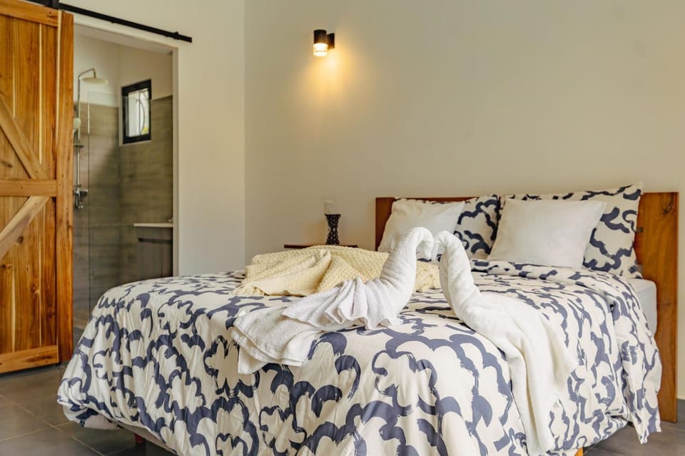 Bed, Bathroom, Bedroom