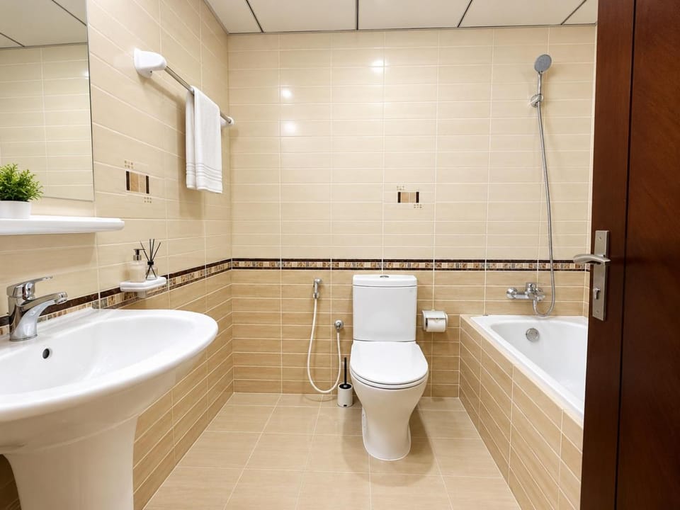 Stunning Double Partition Room in Barsha Heights Near Metro Capsule hotel in Dubai