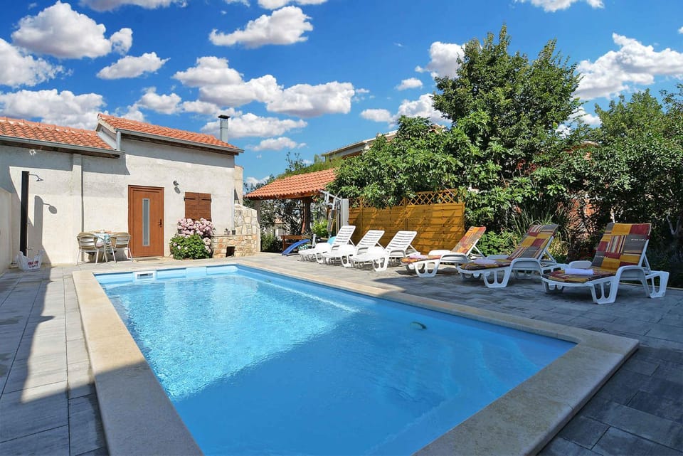 Summer, Swimming pool, sunbed