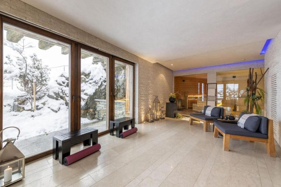Elegant Chalet with Private Wellness House in Zermatt