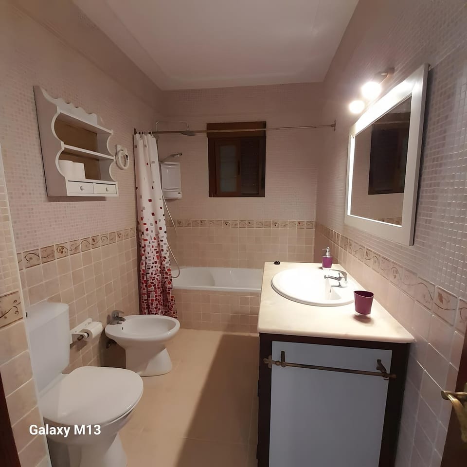 Bathroom, Living room