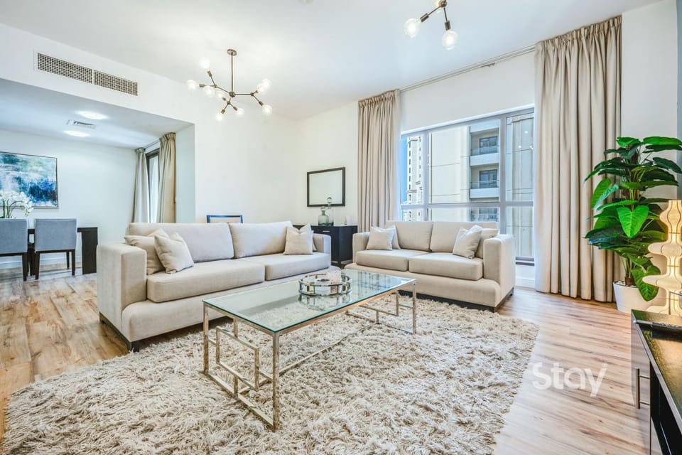 Beachfront 3BR with Maid's Room JBR Apartment in Dubai