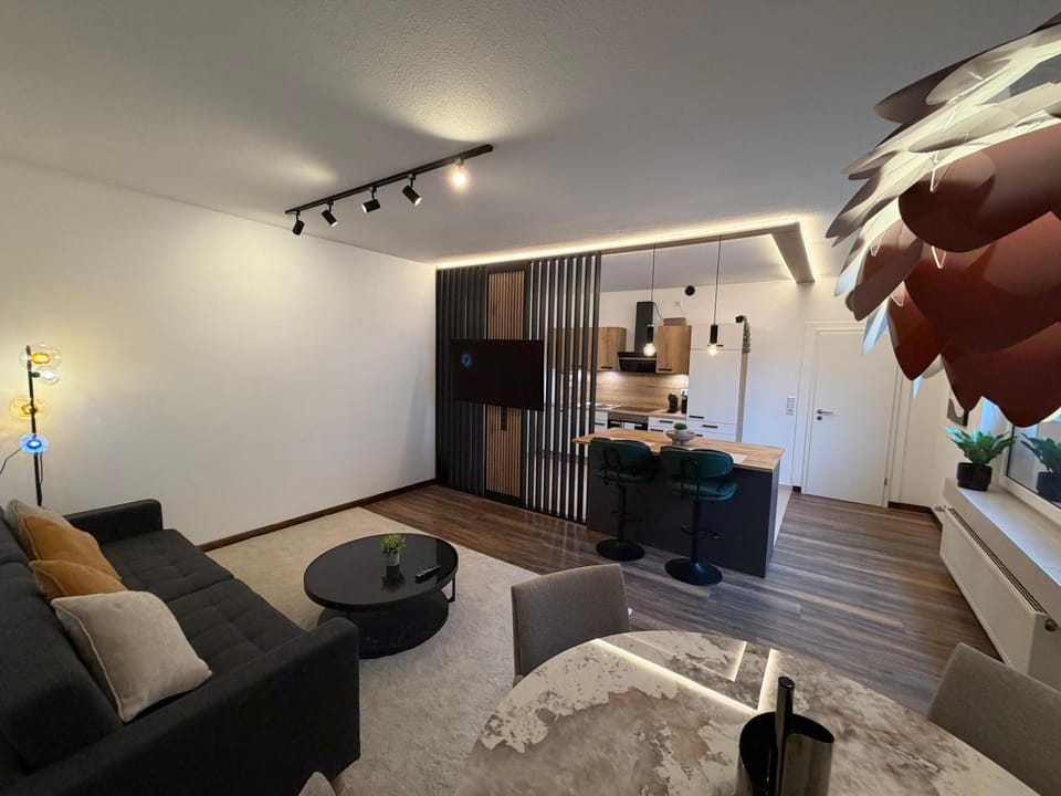Tatar Apartment Design Suite Zentral Küche Erdgeschoss Apartment in Cloppenburg