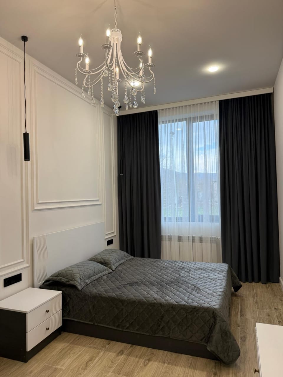 Bed, Photo of the whole room, Bedroom, wardrobe