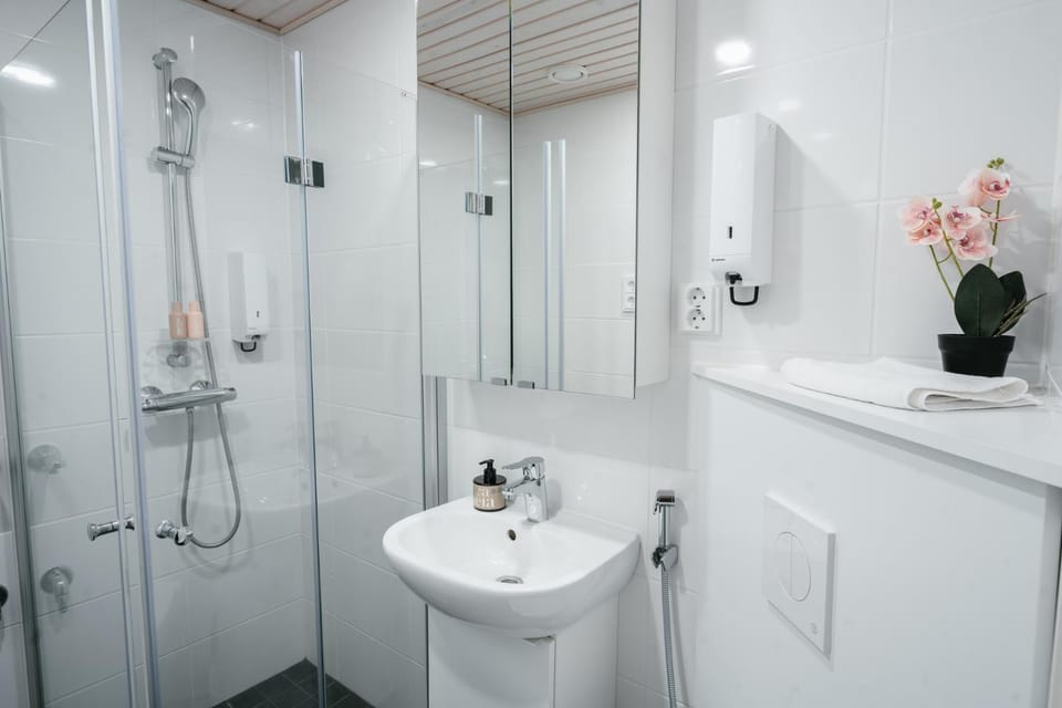 Shower, Toilet, Bathroom, towels