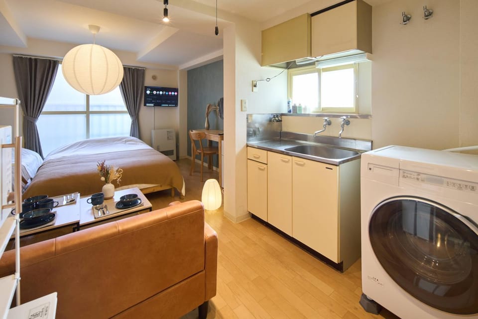 Kitchen or kitchenette, Photo of the whole room, Bedroom