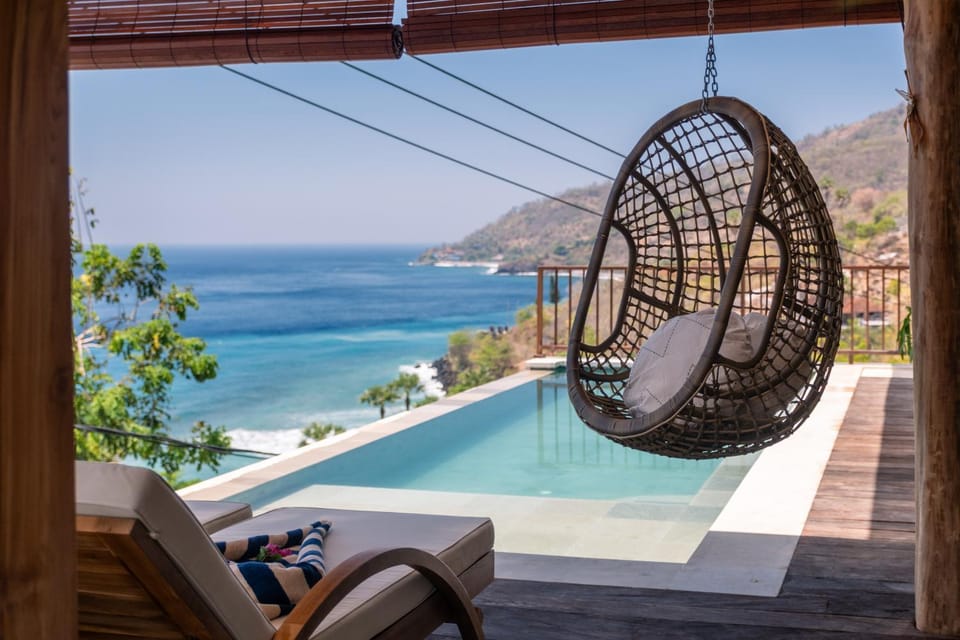 Nearby landmark, Natural landscape, View (from property/room), Balcony/Terrace, Pool view, Sea view, Swimming pool, Swimming pool