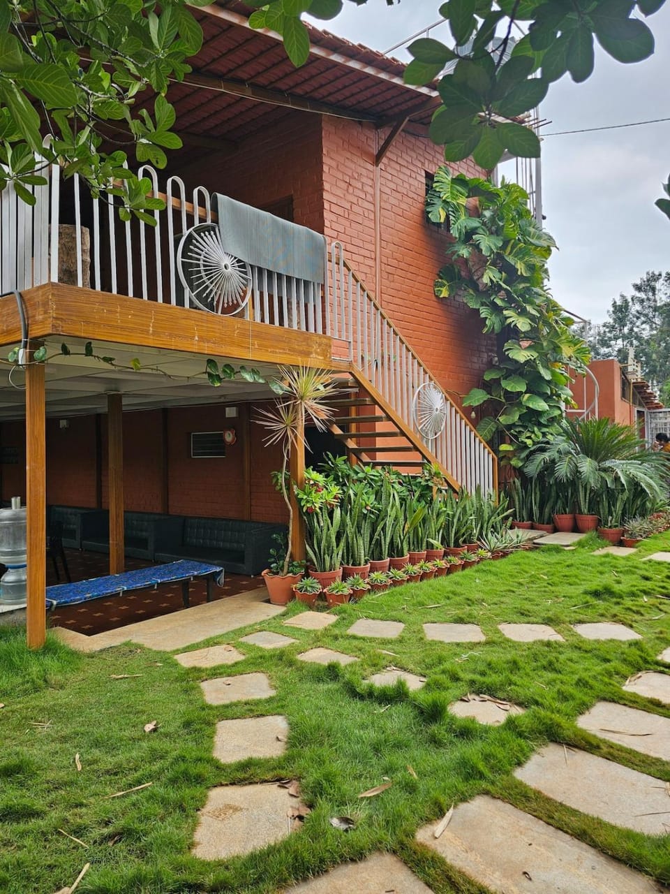 The Red Brick Estate Private Pool 3-Acre Group Retreat Villa in Karnataka