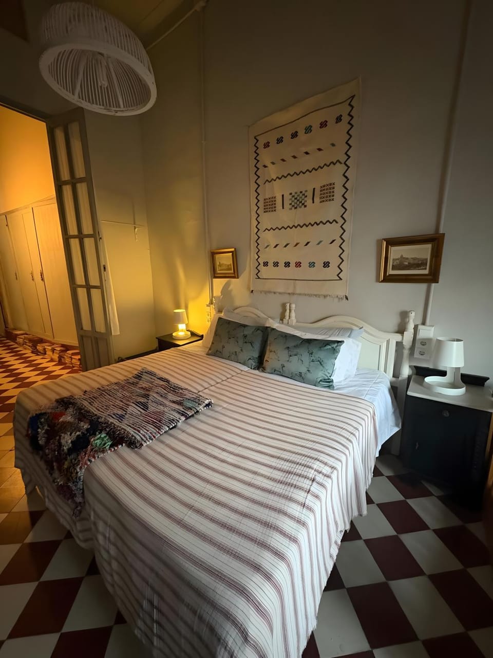 Property building, Living room, Bedroom