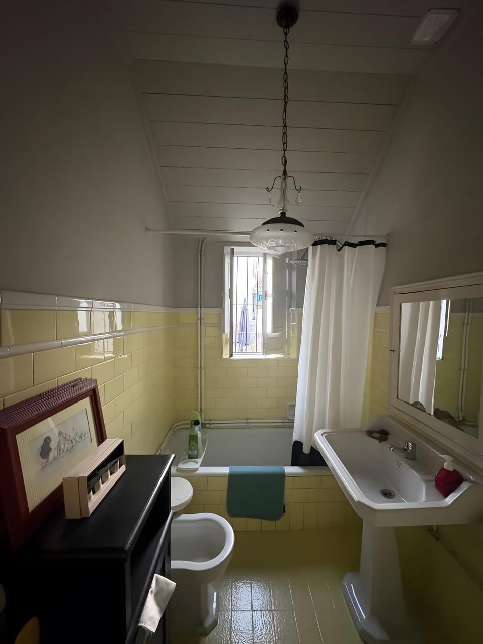 Bathroom, Living room
