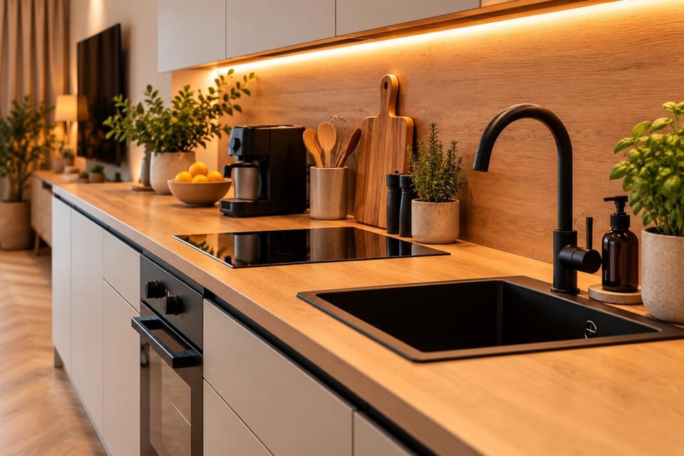 Kitchen or kitchenette