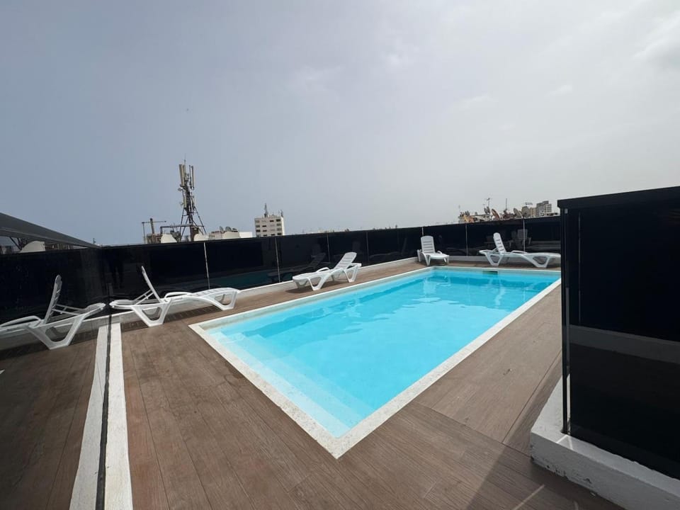 Golden Studio - Rooftop Pool 1BR Golden Triangle Apartment in Casablanca