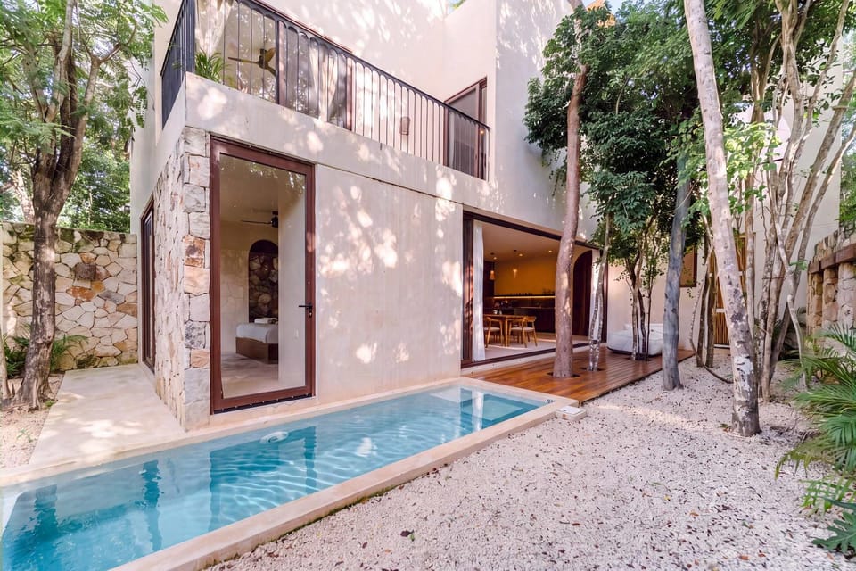 Shanti Villa - 4BR Luxury Stay with 2 Private Pools Villa in State of Quintana Roo