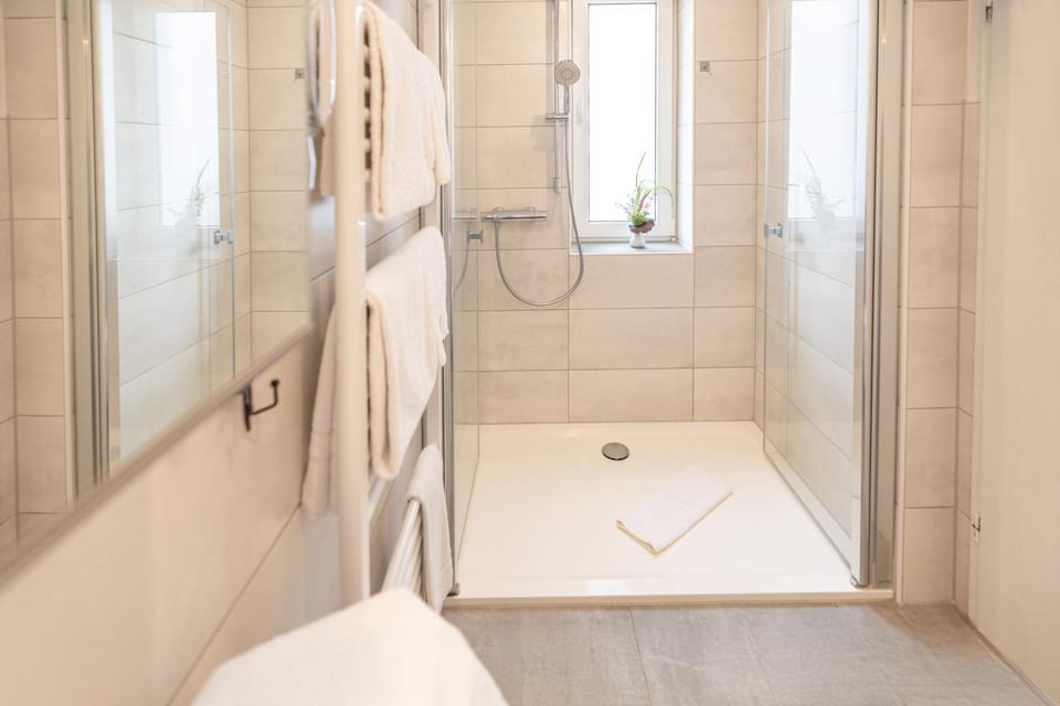 Shower, Bathroom, towels