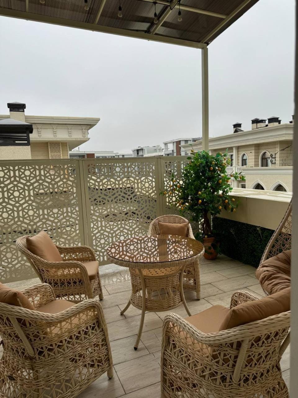 Patio, Day, View (from property/room), Balcony/Terrace, Living room, Seating area