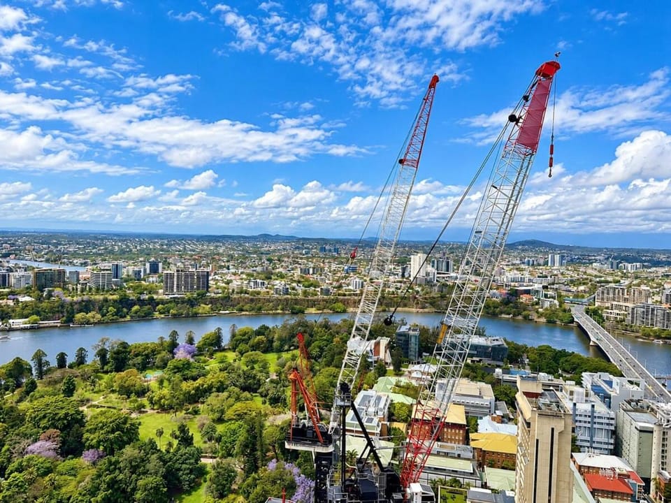 Level 38 Elegance Queen's Wharf 2BR & Parking Apartment in Brisbane City
