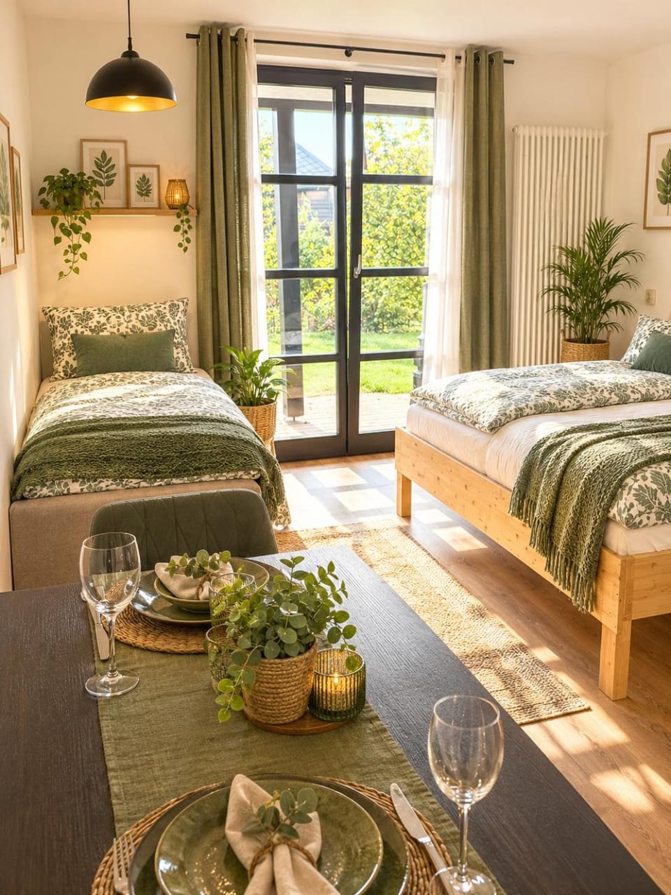Photo of the whole room, Bedroom
