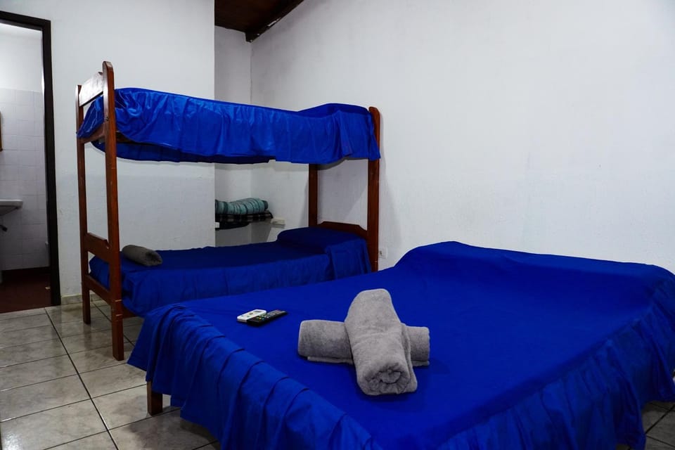 Bedroom, bunk bed, towels