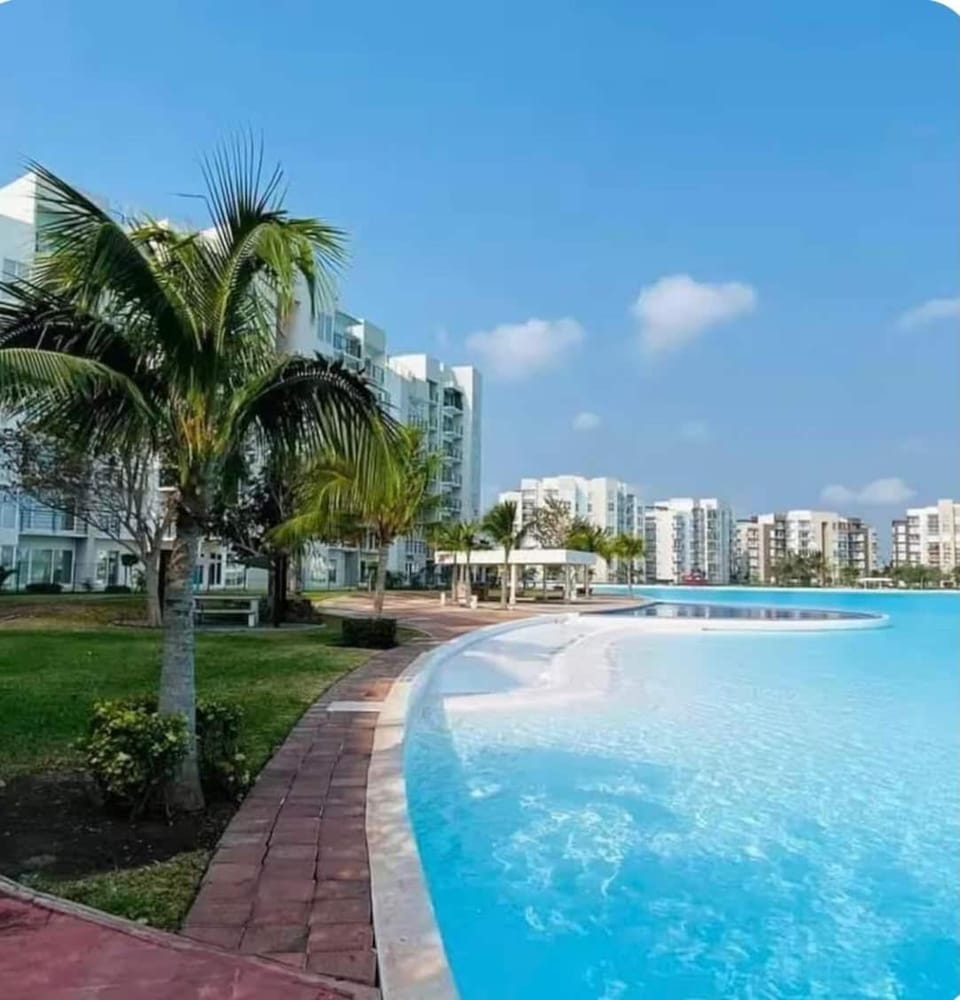 Vista a Laguna- Dream Lagoons -Suite Apartment in Veracruz, Mexico