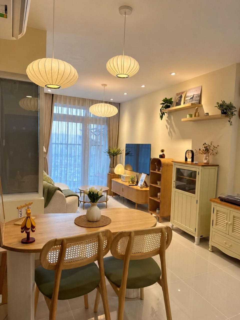 Olive Home Cozy Japandi Apartment City View Apartment in Ho Chi Minh City