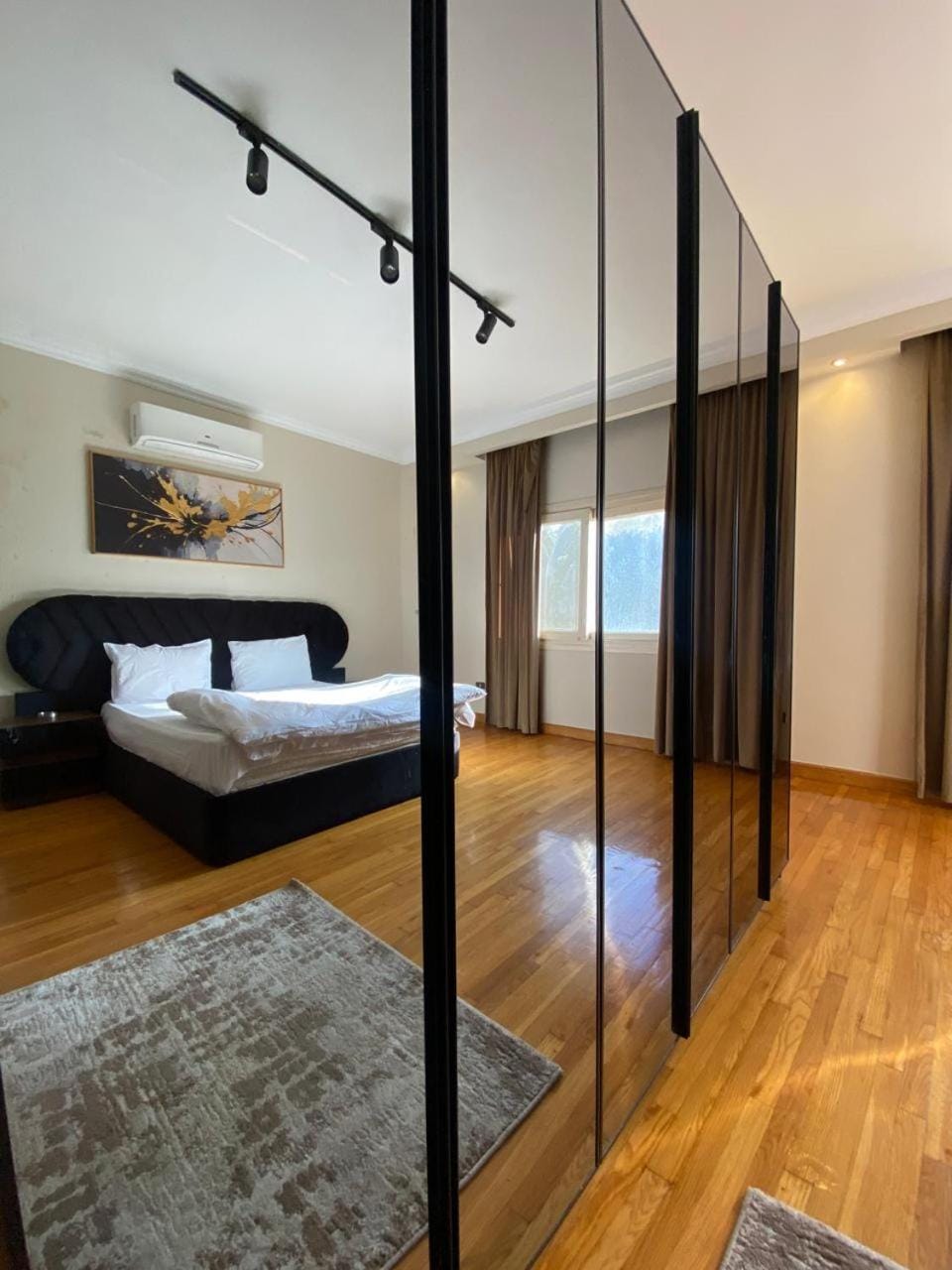 Bed, Photo of the whole room, Bedroom, wardrobe