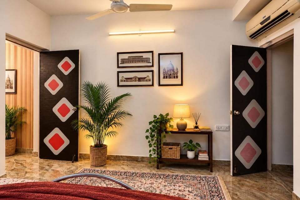 Peaceful Private 1BHK Near PhoolBagan Metro Apartment in Kolkata