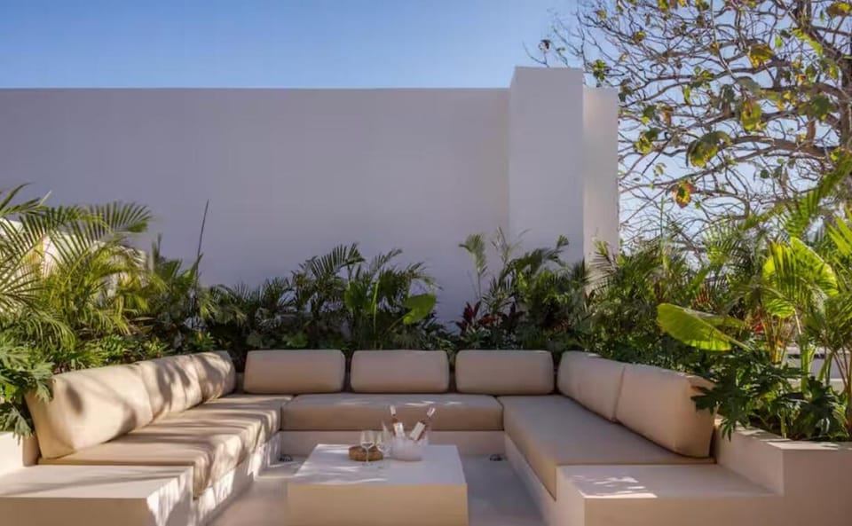 Property building, Patio, Day, Seating area