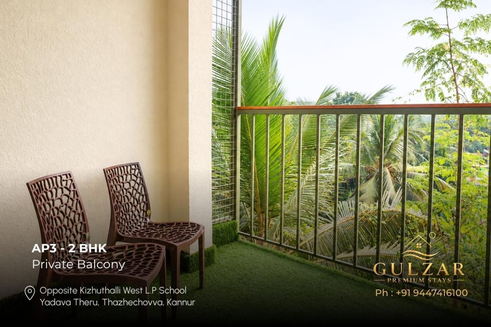 Gulzar Premium Stays - 2 bhk near secura mall, kannur Apartment in Kerala