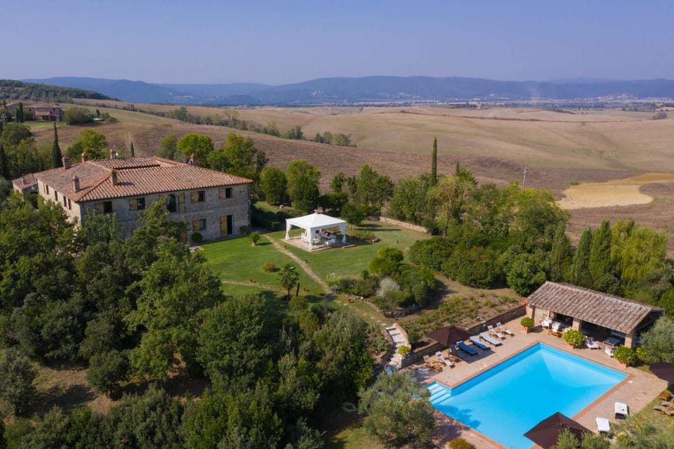 Serene Stone Villa Oasis Swimming Pool by TripCare Villa in Tuscany
