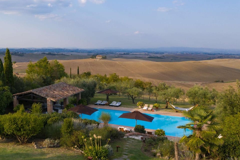Serene Stone Villa Oasis Swimming Pool by TripCare Villa in Tuscany