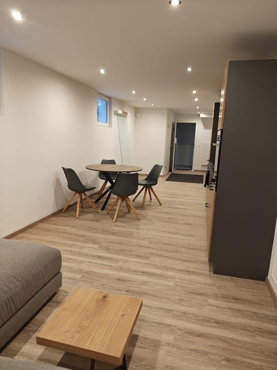 Living room, Seating area, Dining area