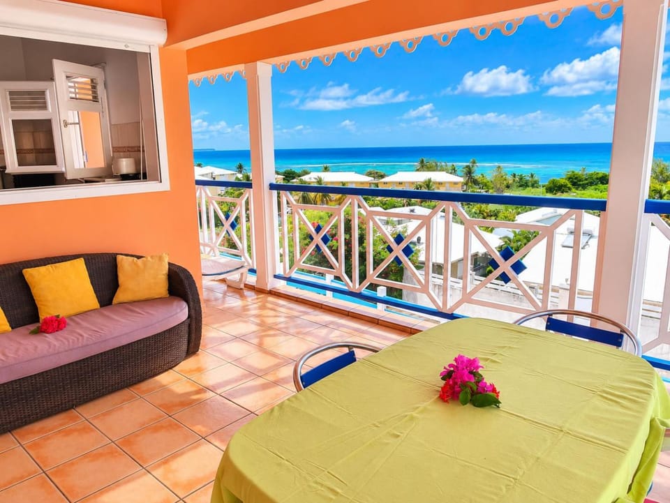 View (from property/room), Balcony/Terrace, Balcony/Terrace, Pool view, Sea view, Swimming pool