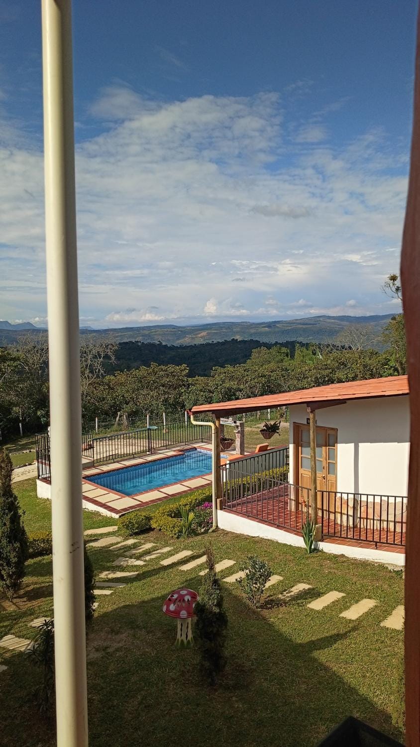 Day, Natural landscape, Mountain view, Pool view, Swimming pool