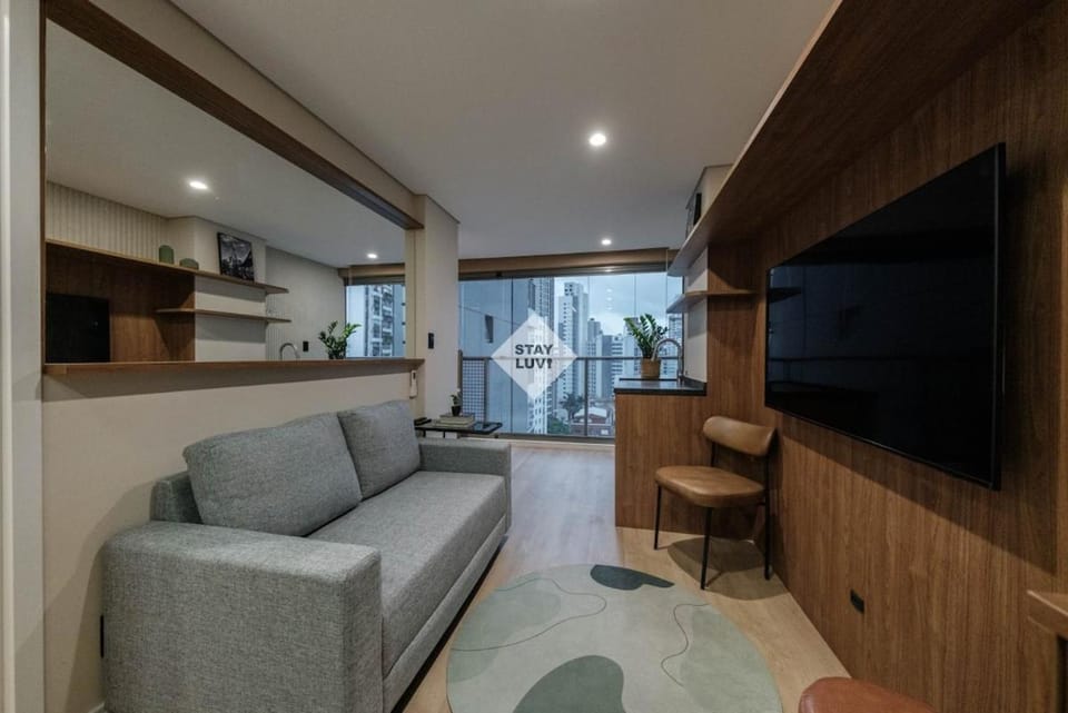 Apto moderno no Brooklin com Garagem #LevelBrooklin1107 Apartment in Sao Paulo City