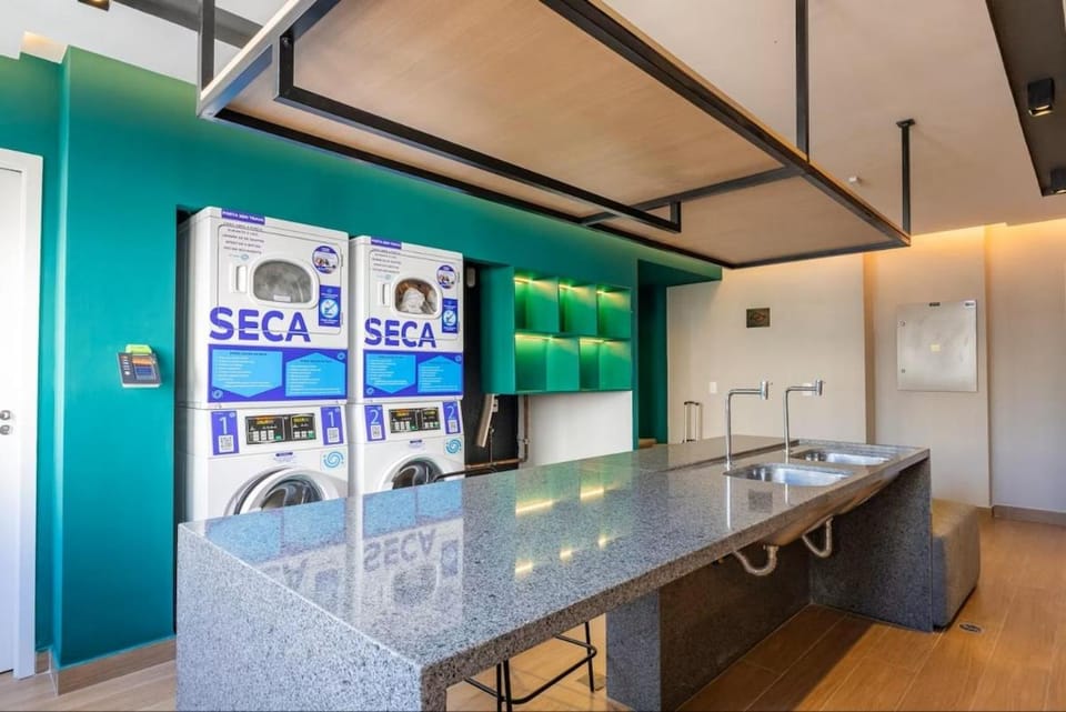Apto moderno no Brooklin com Garagem #LevelBrooklin1107 Apartment in Sao Paulo City