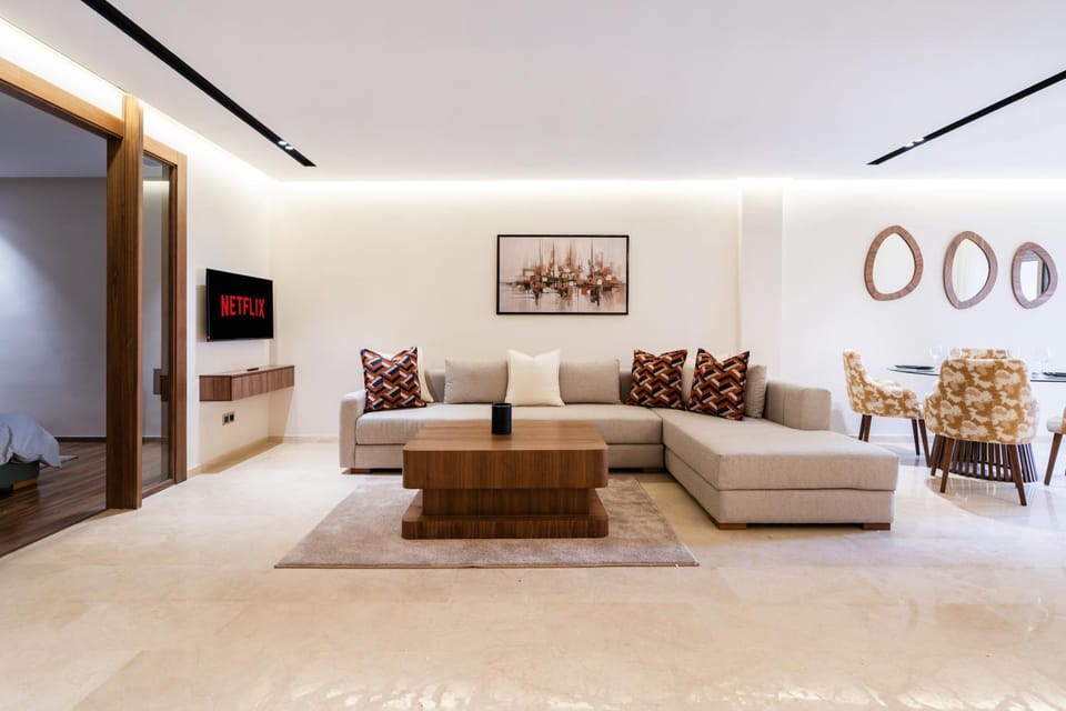 2 Bedrooms Flat DT Casablanca with Fiber Apartment in Casablanca