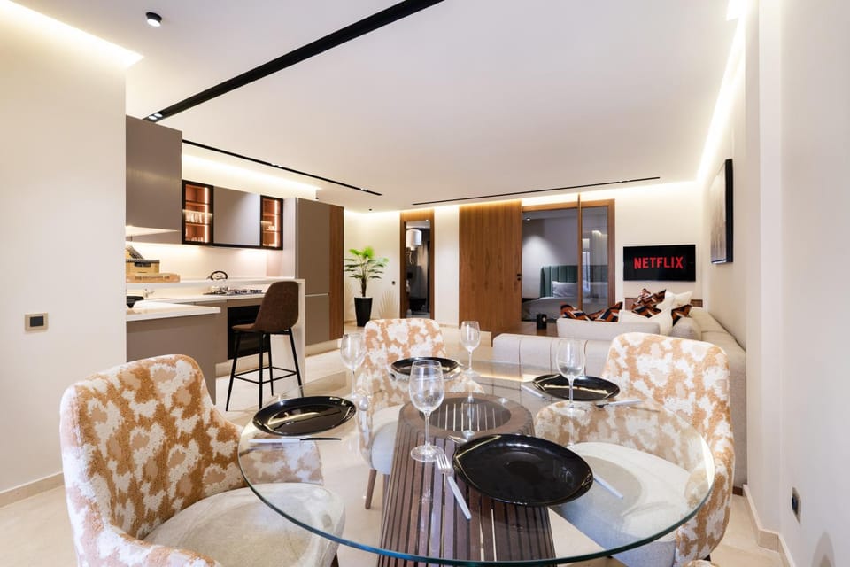 2 Bedrooms Flat DT Casablanca with Fiber Apartment in Casablanca