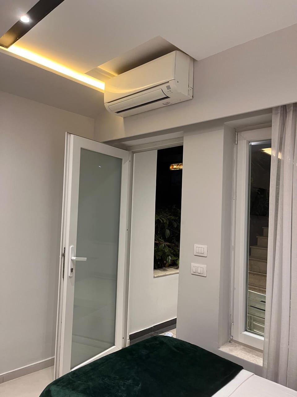 Facade/entrance, air conditioner