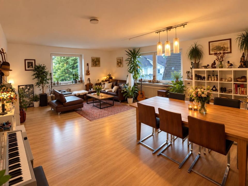 Living room, Dining area